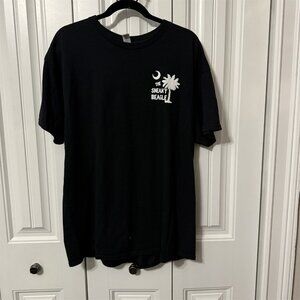 Mens T Shirt The Sneaky Beagle Myrtle Beach Bar Restaurant Dog Friendly XL Black